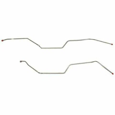 1968-70 AMC AMX 8cyl. Transmission Cooler Lines w_ Clamp-on Ends - JTC6701SS
